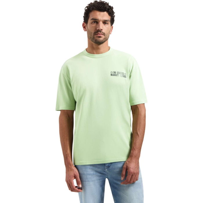 T-Shirt Crewneck Solid Heavy Interl Green