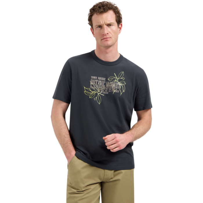 T-Shirt Crewneck Artwork Dark Steel