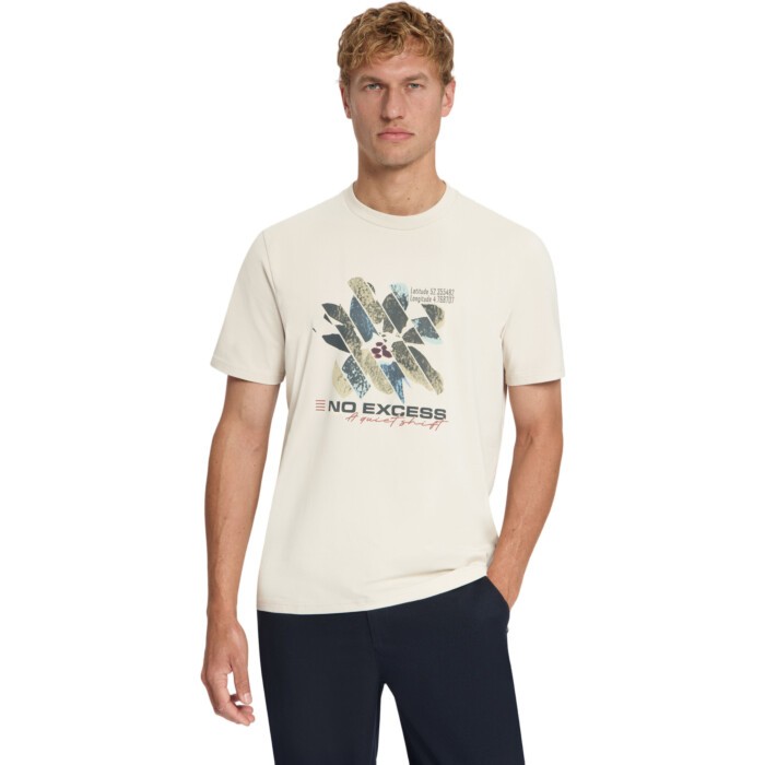 T-Shirt Crewneck Graphic Stone
