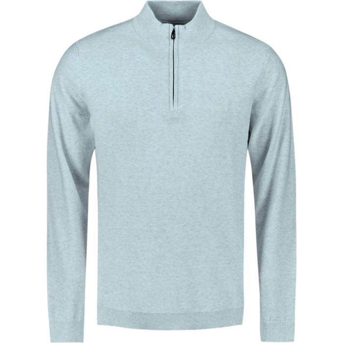 Pullover Half Zip Melange Ice