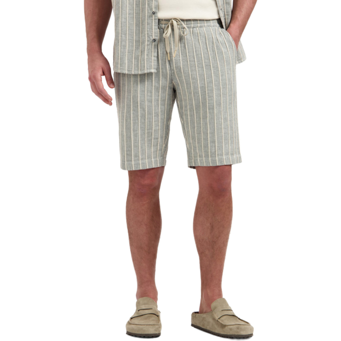 Short Chino Striped Sand