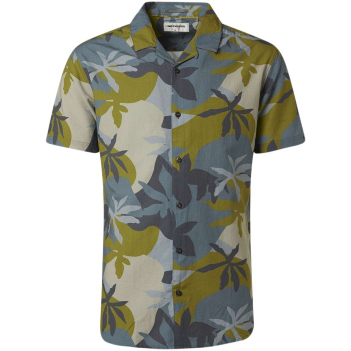 Shirt short sleeve resort collar al lime