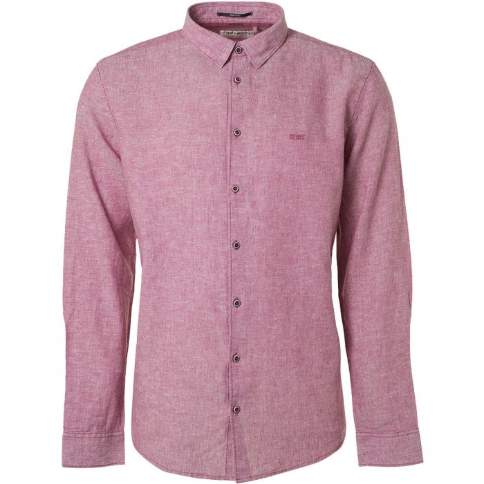 Shirt 2 colour melange with linen mauve