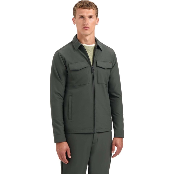 Overshirt Full Zipper Stretch Sedoc Dark Steel
