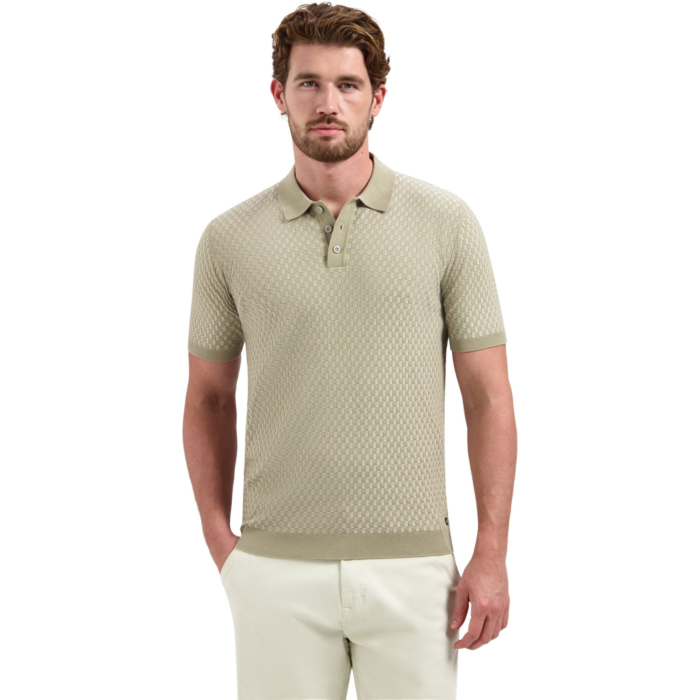 Pullover Short Sleeve Polo Taupe