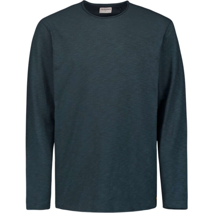 T-Shirt Long Sleeve Crewneck Slub Night