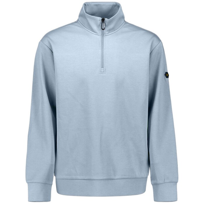 Sweater Half Zip Dusty Blue