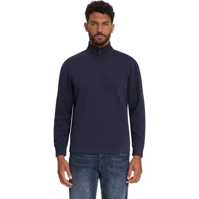 Sweater Half Zip Dark Night