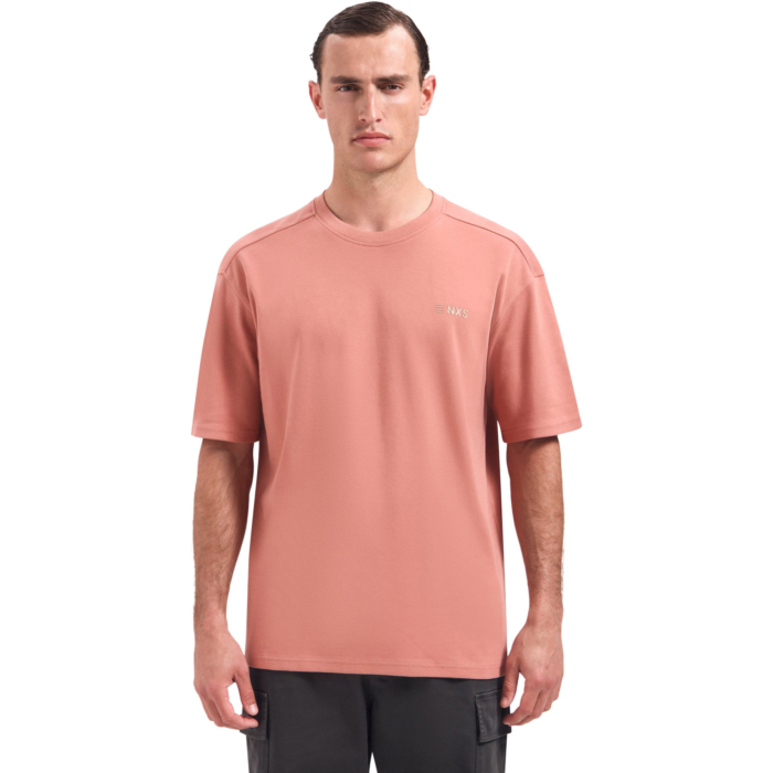 T-Shirt Crewneck Graphic Coral