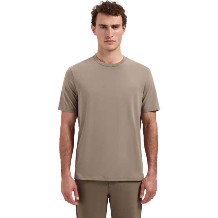 T-Shirt Crewneck Solid Basic Stretc Clay