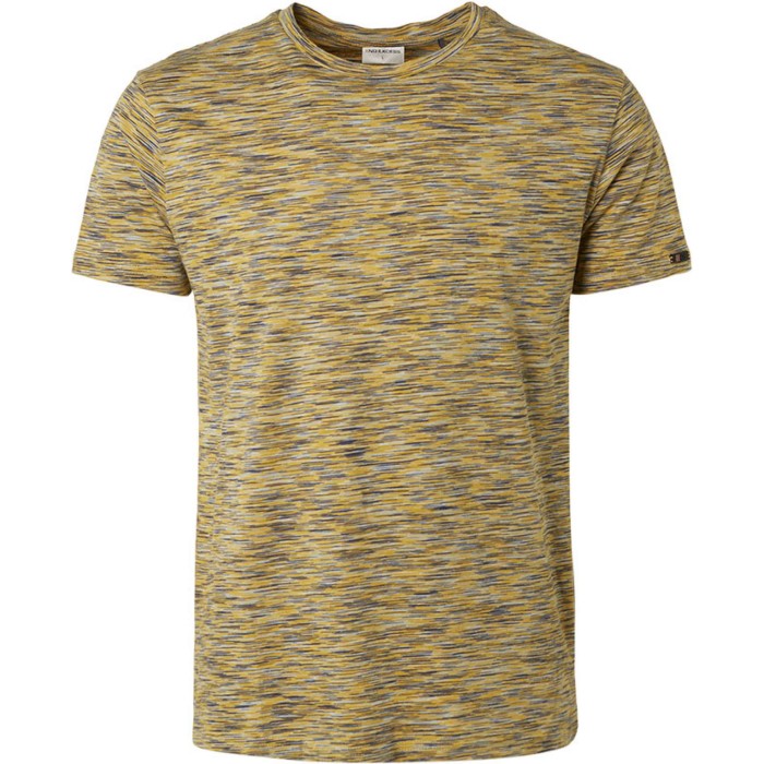 T-shirt crewneck multi coloured yar mustard