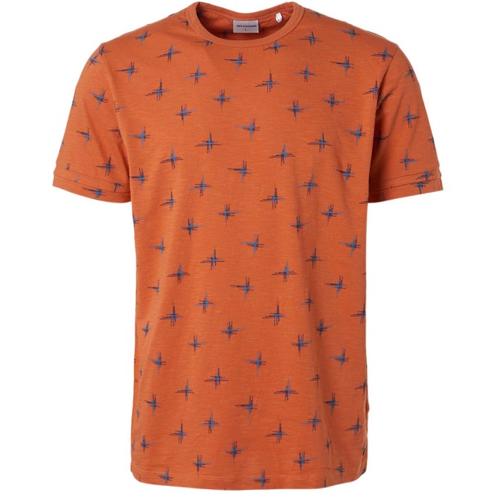 T-shirt crewneck allover printed ga papaya