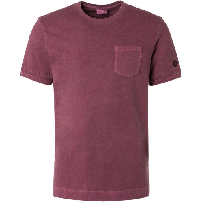 T-shirt crewneck garment dyed speci mauve