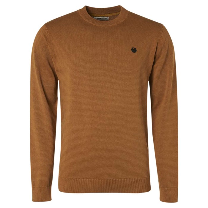 Pullover crewneck relief garment dy ginger
