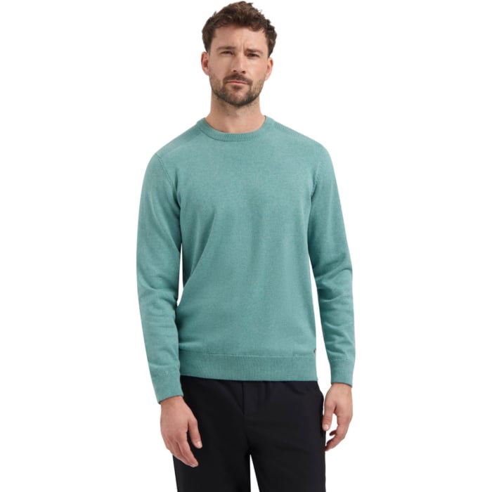 Pullover Crewneck Melange Arctic Blue