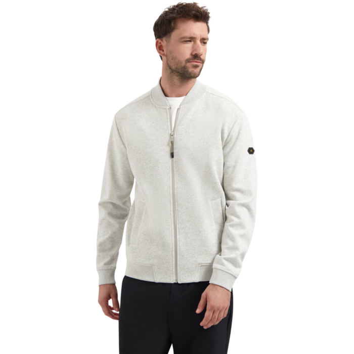 Sweater Full Zip Melange Kit Melange