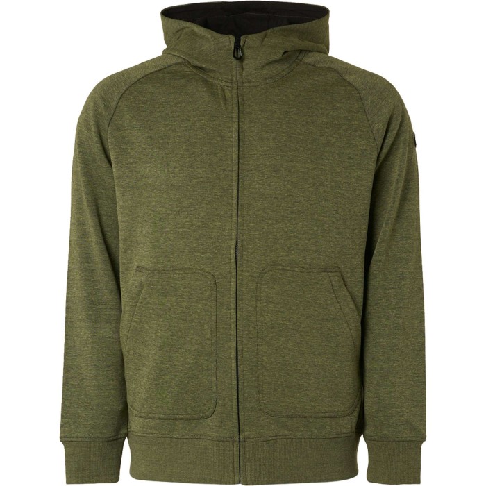Sweater full zipper hooded 2 colour light green
