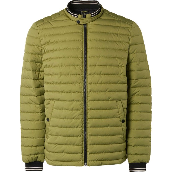 Jacket short fit padded light green
