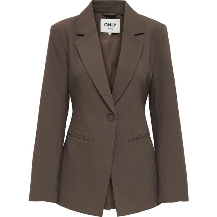 ONLRAVEN LIFE L/S SCULPTURE BLAZER TLR Chocolate M