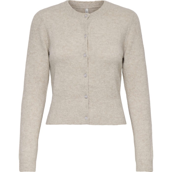 ONLHAVANNA LS BUTTON CARDIGAN KNT Pumice Stone/Mel