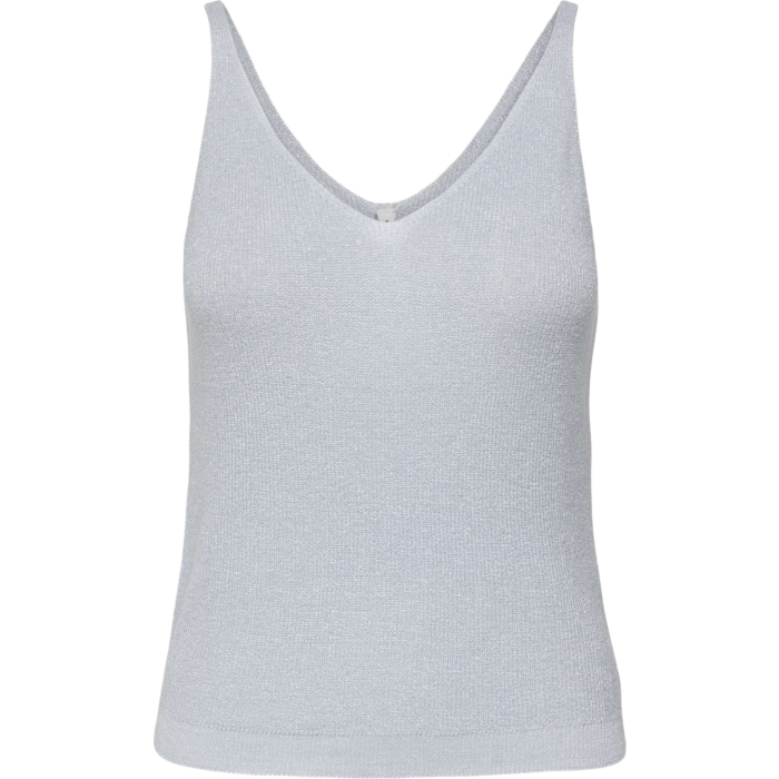 ONLSHINA SL GLITTER TOP KNT Ballad Blue/Silver G