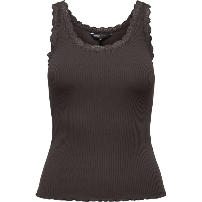 ONLSARA SHARAI TANK TOP JRS NOOS Chocolate Torte
