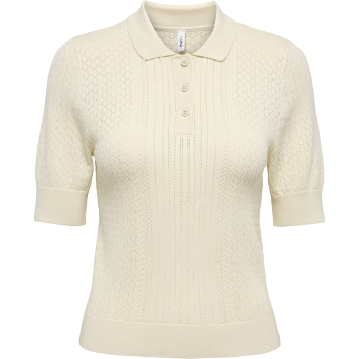 ONLMEDDI LIFE SS STRUCTURE POLO CC KNT Birch/Dtm B