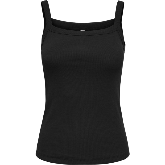 ONLVIRA S/L RIB TOP CS JRS Black