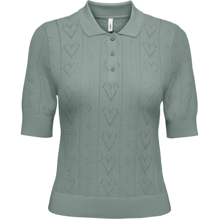 ONLMEDDI LIFE SS STRUCTURE POLO CC KNT Jadeite/Dtm