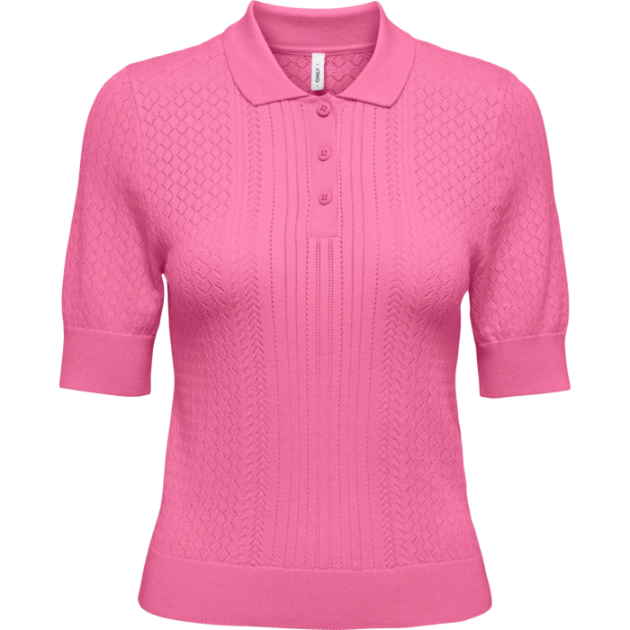 ONLMEDDI LIFE SS STRUCTURE POLO CC KNT Wild Orchid