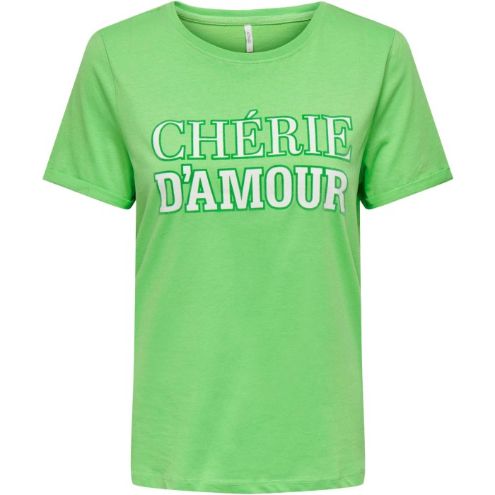 Rebecca s/s amour top box nl jrs summer green/c