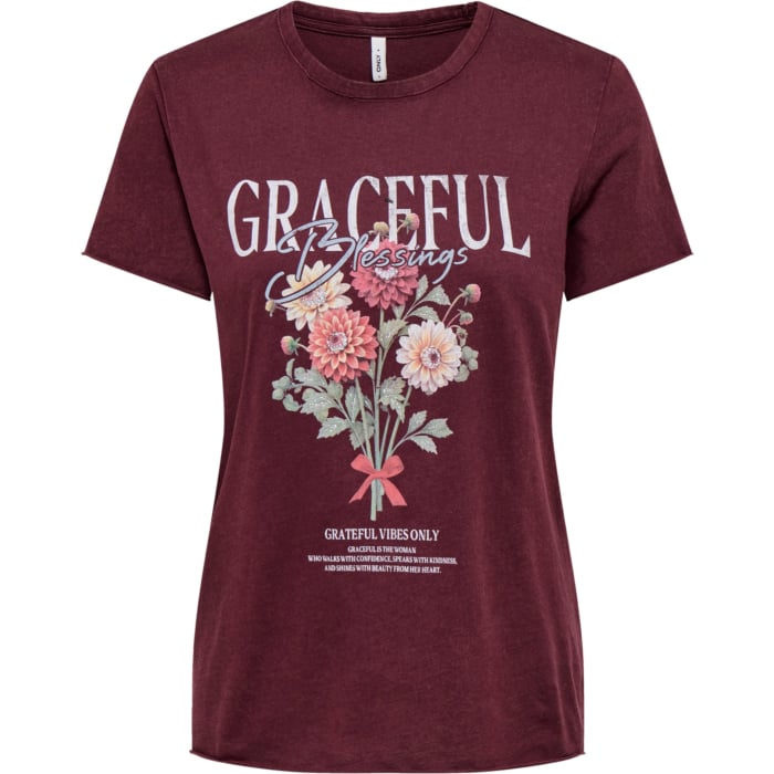 ONLLUCY REG S/S TOP JRS NOOS Fig/Graceful blessin