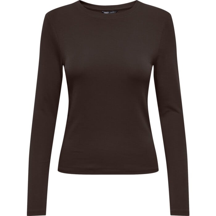 ONLRILEY O-NECK L/S TOP JRS NOOS Black Coffee
