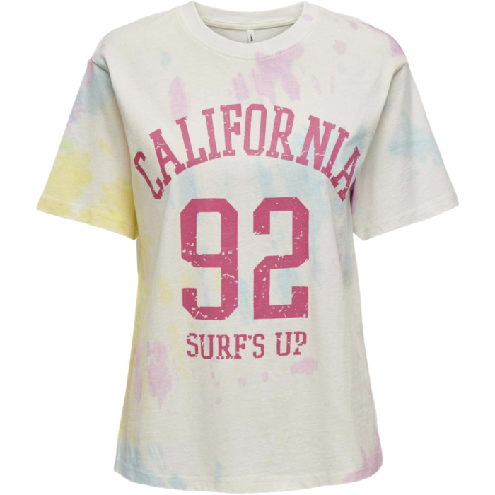 ONLCATTIE LIFE S/S TIE DYE PRINT