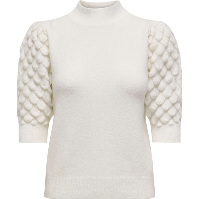 ONLANNLOUISE SS PULLOVER EX KNT Whitecap Gray