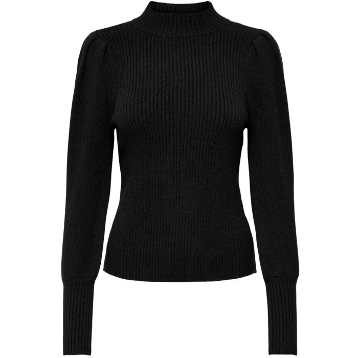 Onlkatia l/s highneck pullover knt black
