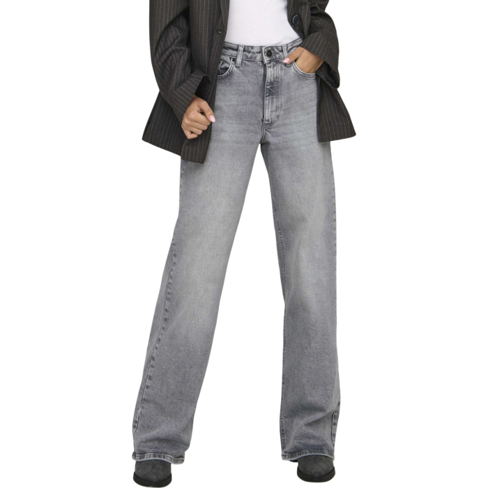 ONLJUICY HW WIDE LEG DNM REA707 NOOS Medium Grey D
