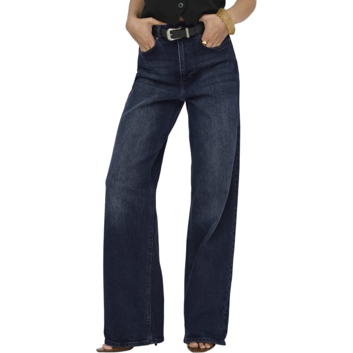 ONLJUICY HW WIDE denim REA929 Blue Black Denim