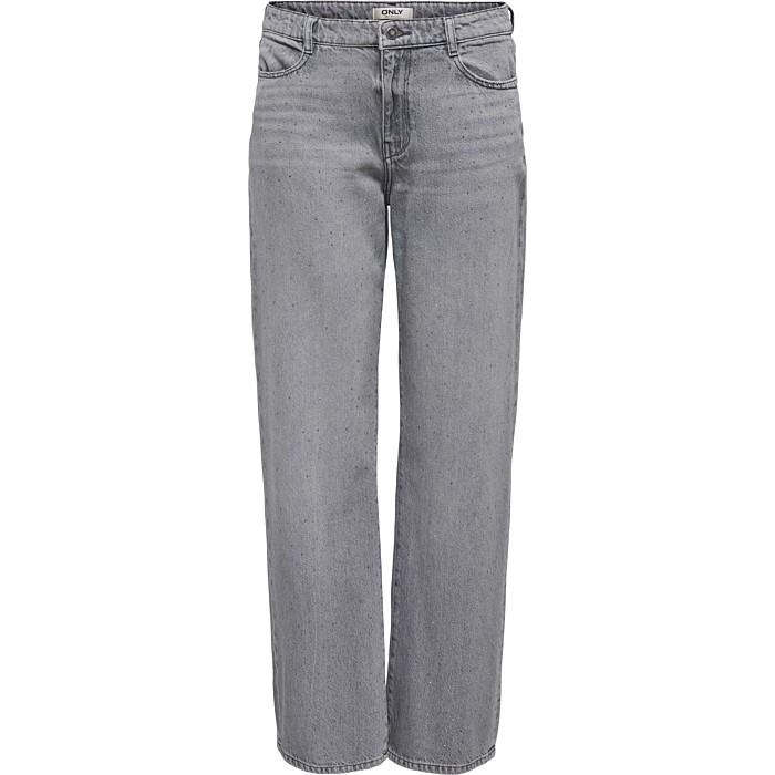 ONLCOBAIN REG WIDE RHINESTONE DNM TAI Medium Grey 