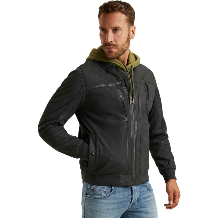Flight jacket GREENVILLE Sheep veg Gray Pinstripe