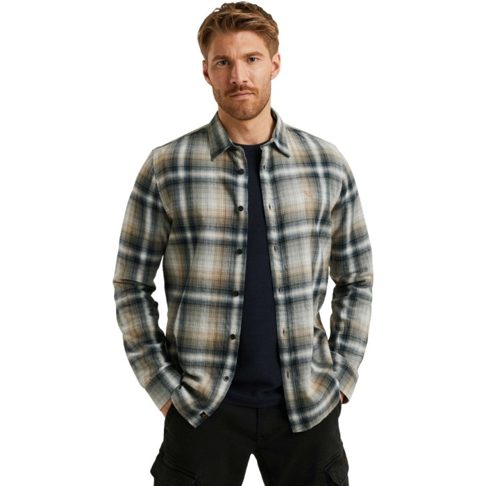 LONG SLEEVE SHIRT Twill Check Stargazer