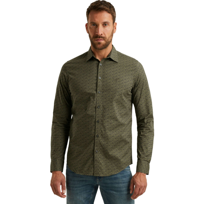 LONG SLEEVE SHIRT Print on Ctn/Lyc Four Leaf Clove
