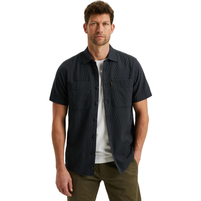 Short Sleeve Shirt Jacquard Salute