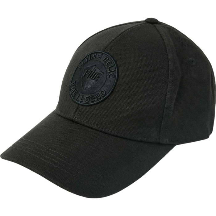 Cap Washed canvas Black
