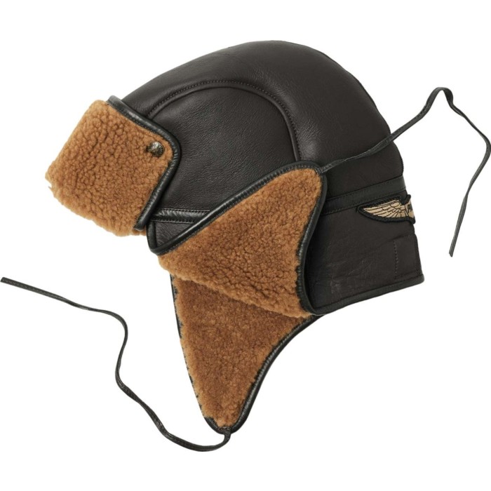 Cap Lammy Flight Hat Brown D.Brown