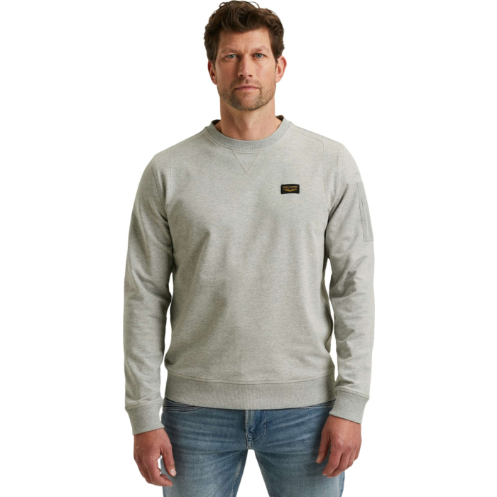 Crewneck American Classic Light Grey Melee