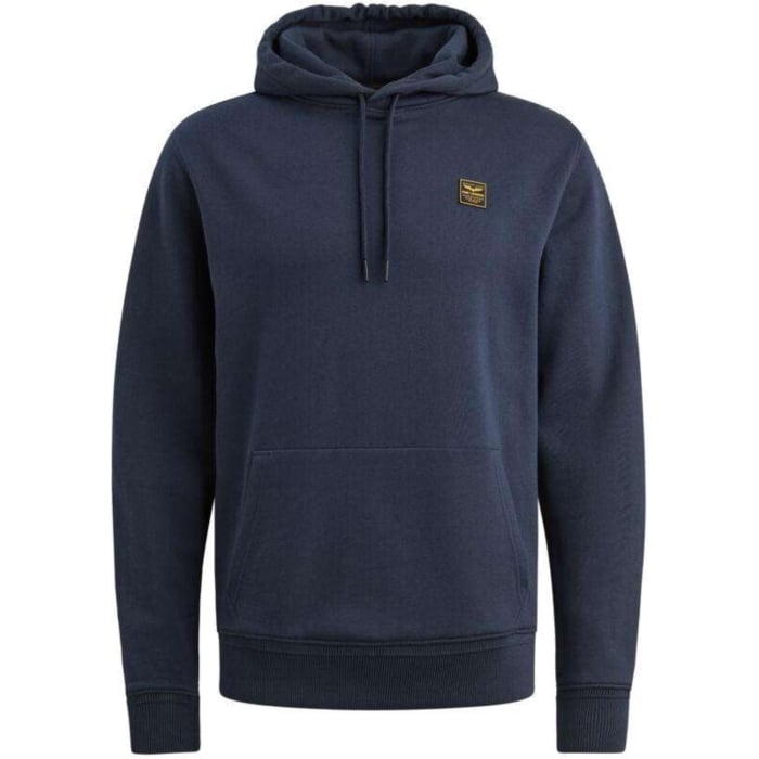 Hooded 3t cross terry Mood Indigo