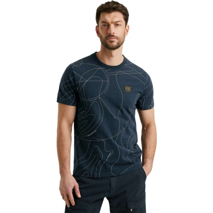 Short sleeve r-neck slub jersey pa Salute