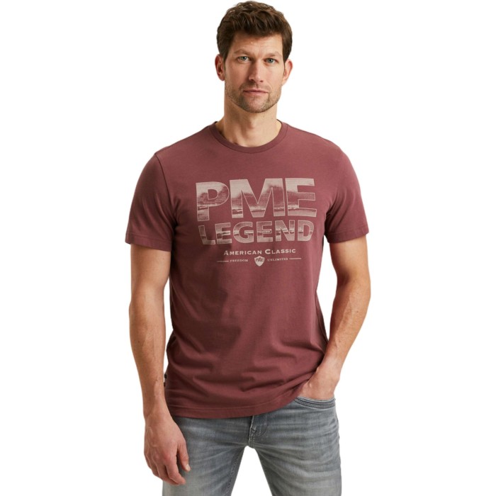 Short sleeve r-neck single jersey Dry Rose