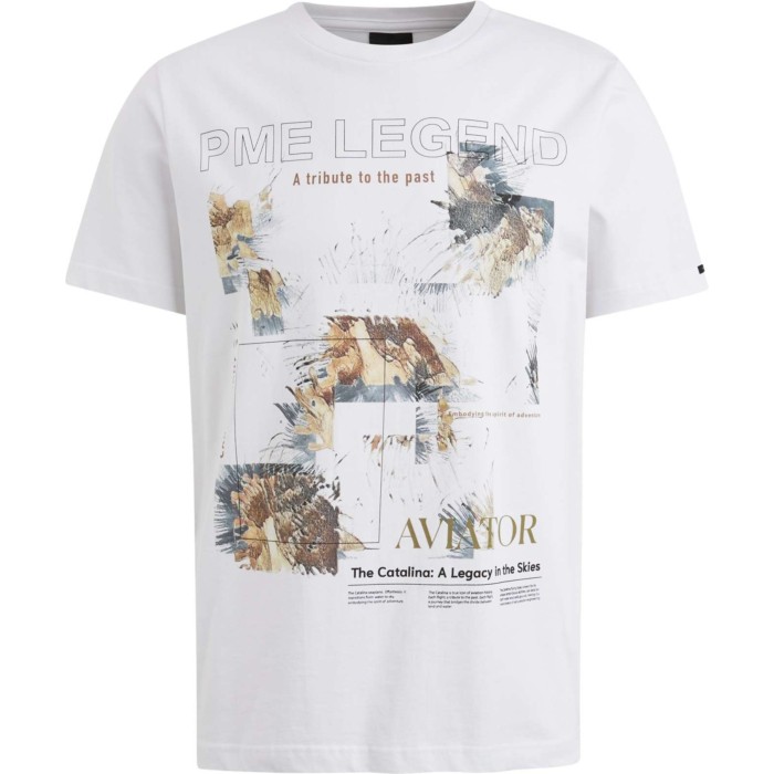 Short sleeve r-neck single jersey Bright White